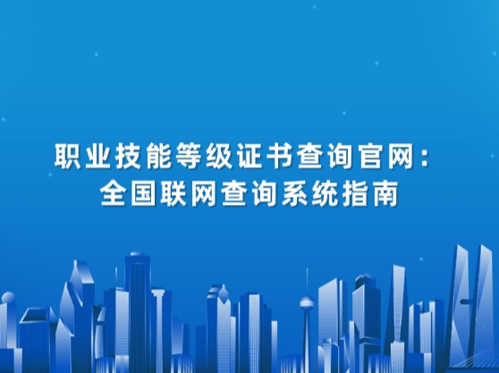 职业技能等级证书查询官网：全国联网查询系统指南